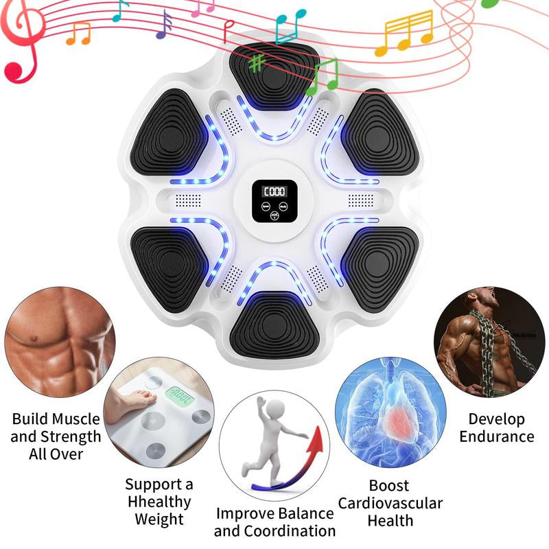Music Boxing Machine, Boxing Machine Wall Mounted Music Smart Boxing Equipment , Boxing Music Workout Machine ,9 Modes Speeds