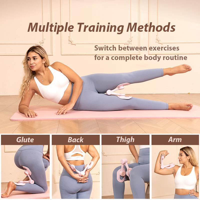 Nexpowx Kegel Exerciser and Thigh Trainer for Women Portable Pelvic Floor Trainer Home Workout Gear to Strengthen Inner Thighs Legs and Arms Fitness Equipment Hip Abductions Maquina De Ejercicio Healthcare Tool Stretch Gym Muscle Posture Aid Daily Care