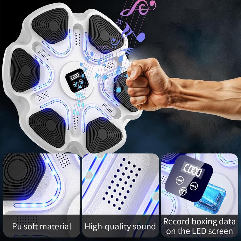 Music Boxing Machine, Boxing Machine Wall Mounted Music Smart Boxing Equipment , Boxing Music Workout Machine ,9 Modes Speeds