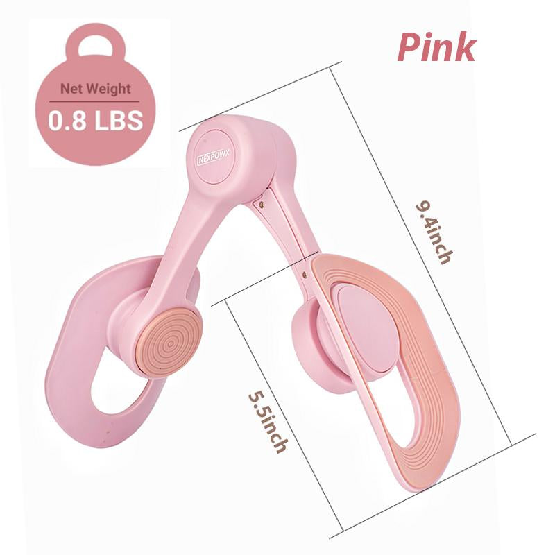 Nexpowx Kegel Exerciser and Thigh Trainer for Women Portable Pelvic Floor Trainer Home Workout Gear to Strengthen Inner Thighs Legs and Arms Fitness Equipment Hip Abductions Maquina De Ejercicio Healthcare Tool Stretch Gym Muscle Posture Aid Daily Care