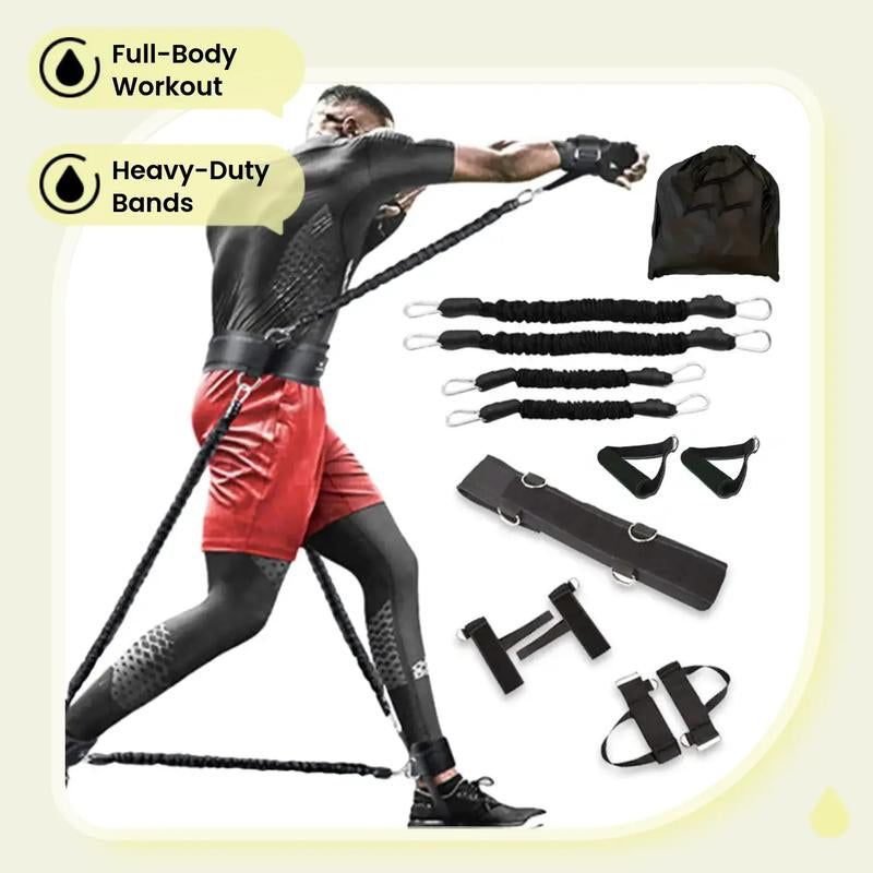 Resistance Boxing Training Set, 12Pcs/Set MMA Boxing Resistance Training Strap, Boxing Strength Training Equipment, Leg and Arm Training, Full Body Exercise