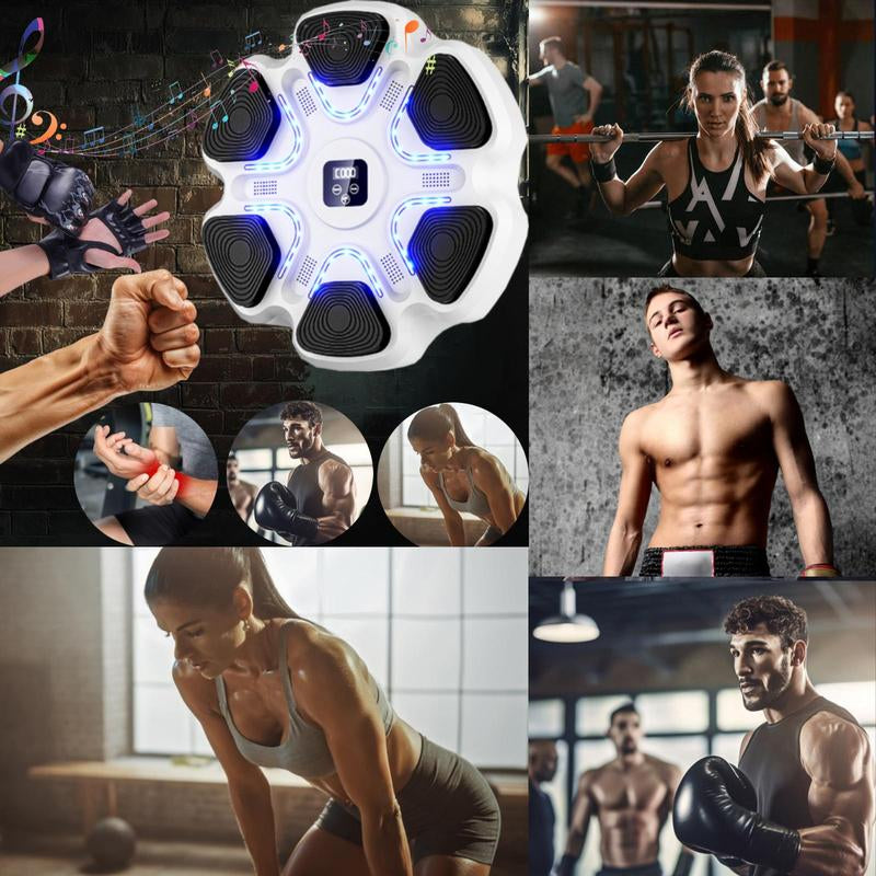 Music Boxing Machine, Boxing Machine Wall Mounted Music Smart Boxing Equipment , Boxing Music Workout Machine ,9 Modes Speeds